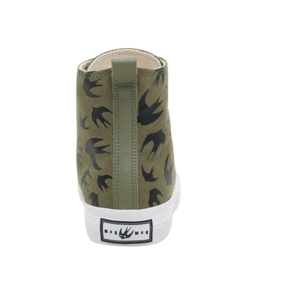MCQ by Alexander McQueen Swallow High-Top Sneaker Light Green Women\'s 10